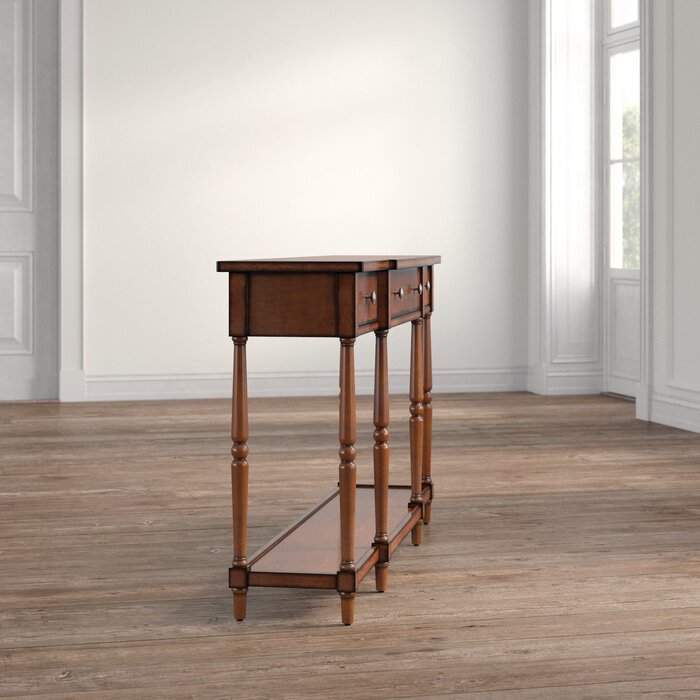 Beaumont 60" Console Table, Antique Mahogany (#K5320)