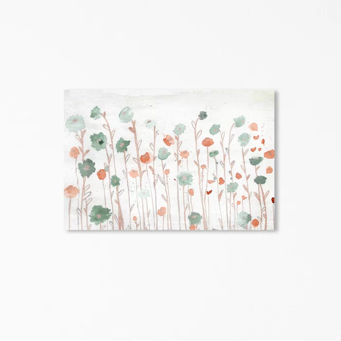 Beautiful Growth Orange by Oliver Gal - Print on Canvas, 16" H x 24" W x 1.5" D