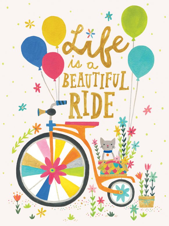 Beautiful Ride by Irene Chan Paper Print LC612