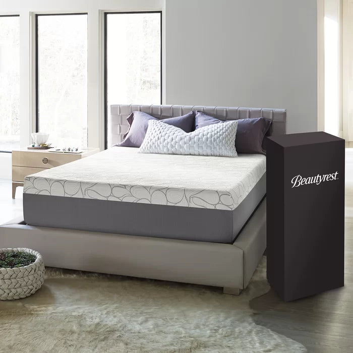 14" Firm Gel Memory Foam Mattress, Queen