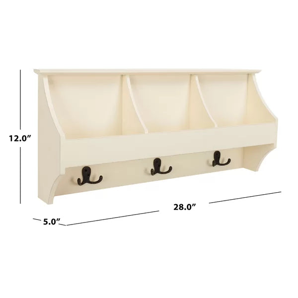 Beckemeyer 28'' Wide Wall Mounted Coat Rack