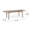 Becker Extendable Wooden Dining Table AH211