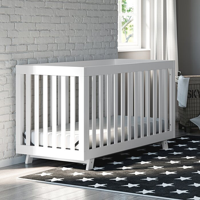 Beckett 3-in-1 Convertible Crib, White (#72)