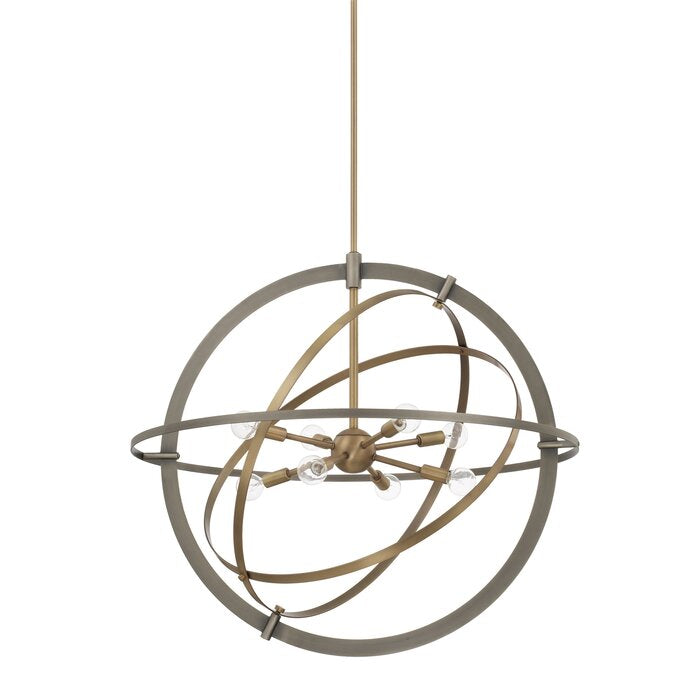 Beckford 8 - Light Sputnik Globe Chandelier CL315
