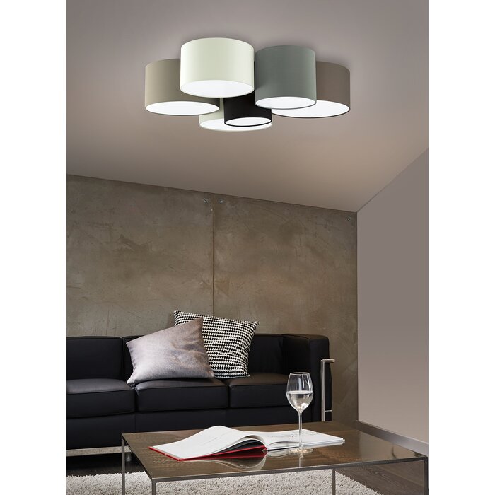 Beckman Fabric Flush Mount
