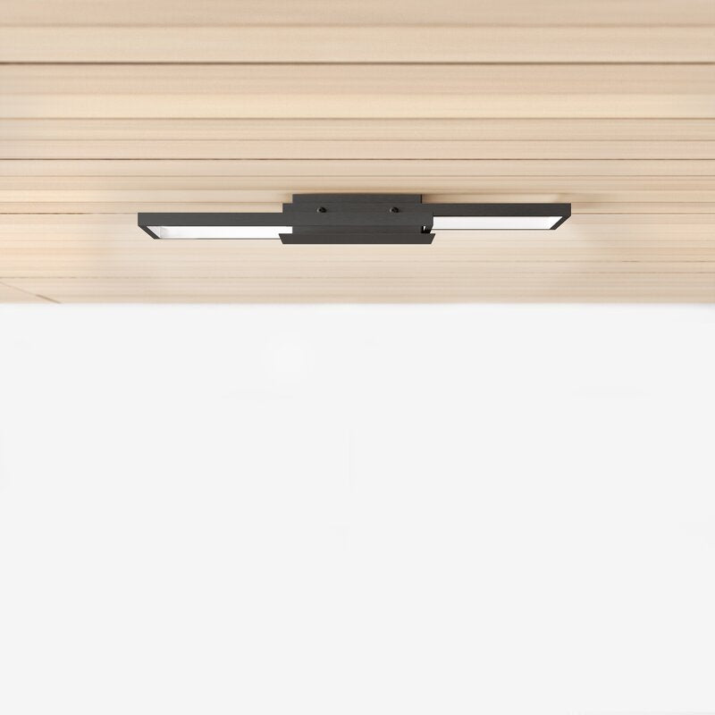Beckmann 1 - Light 20.47'' Unique/Statement Geometric LED Flush Mount