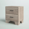 Beckville 23.8'' Tall 2 - Drawer Nightstand in Light Oak