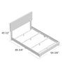 Beckville Upholstered Low Profile Standard Bed, Dark Gray - Queen TTR375