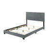 Beckville Upholstered Low Profile Standard Bed, Dark Gray - Queen TTR375
