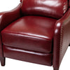 Beecher 28.75'' Wide Genuine Leather Manual Club Recliner