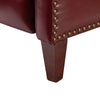 Beecher 28.75'' Wide Genuine Leather Manual Club Recliner