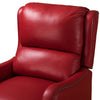 Beecher 28.75'' Wide Genuine Leather Manual Club Recliner