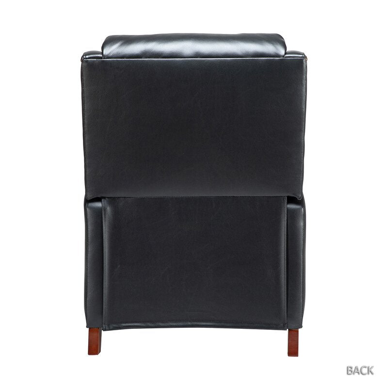 Beecher 28.75'' Wide Genuine Leather Manual Club Recliner