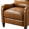 Beecher 28.75'' Wide Genuine Leather Manual Club Recliner
