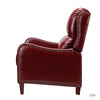 Beecher 28.75'' Wide Genuine Leather Manual Club Recliner