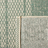 Beedle Striped Indoor / Outdoor Area Rug in Beige/Dark Green, Rectangle 5'3