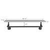 Beesley Bracket Shelf with Towel Bar