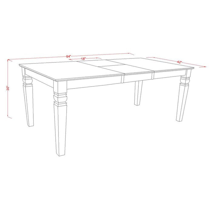 Beesley 7 Piece Dining Set, Black (#K5157 - 4 BOXES)