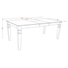 Beesley 7 Piece Dining Set, Black (#K5157 - 4 BOXES)
