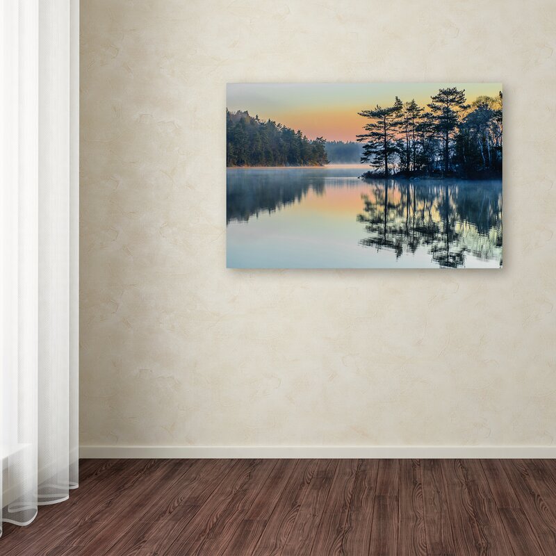 16" H x 24" W x 2" D Before People Wake by Benny Pettersson - Photograph on Canvas See More by Millwood Pines