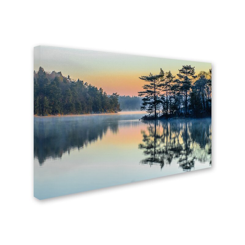 16" H x 24" W x 2" D Before People Wake by Benny Pettersson - Photograph on Canvas See More by Millwood Pines