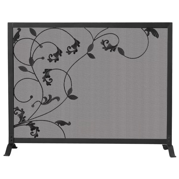 Beihl Single Panel Steel Fireplace Screen