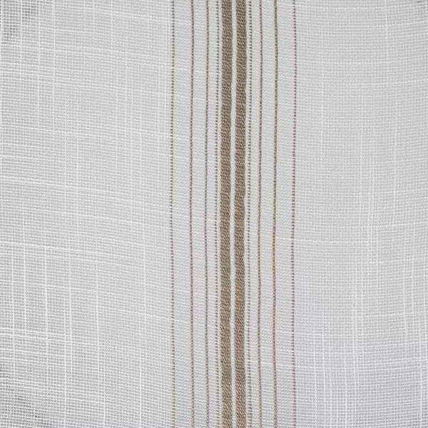 Belanna Ariele Striped Semi-Sheer Rod Pocket Single Curtain Panel 54" x 96"