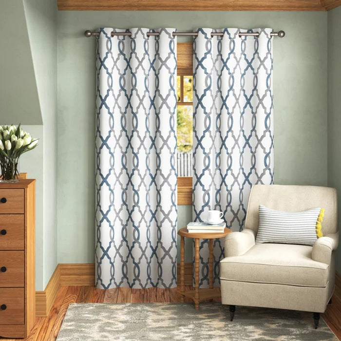Belchers Polyester Curtain, 38" W x 84" L (Set of 8)