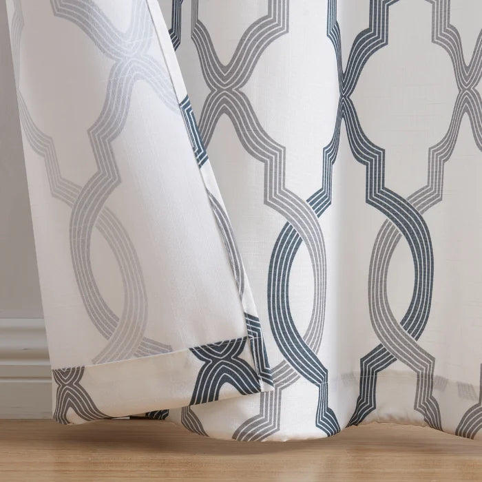 Belchers Polyester Curtain, 38" W x 84" L (Set of 8)