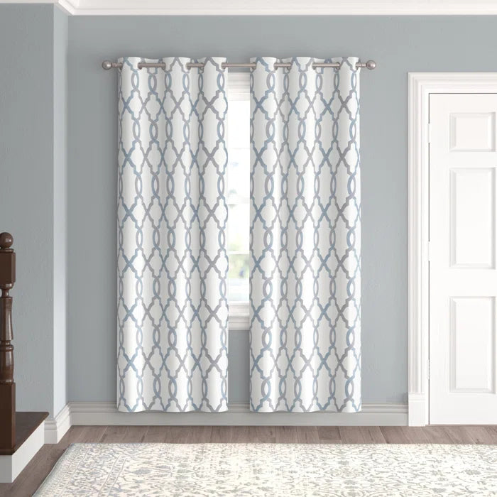 Belchers Polyester Curtain, 38" W x 84" L (Set of 2)