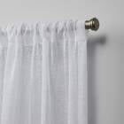 Belfry Solid Color Sheer Rod Pocket Curtain Panels 50x84 SS392