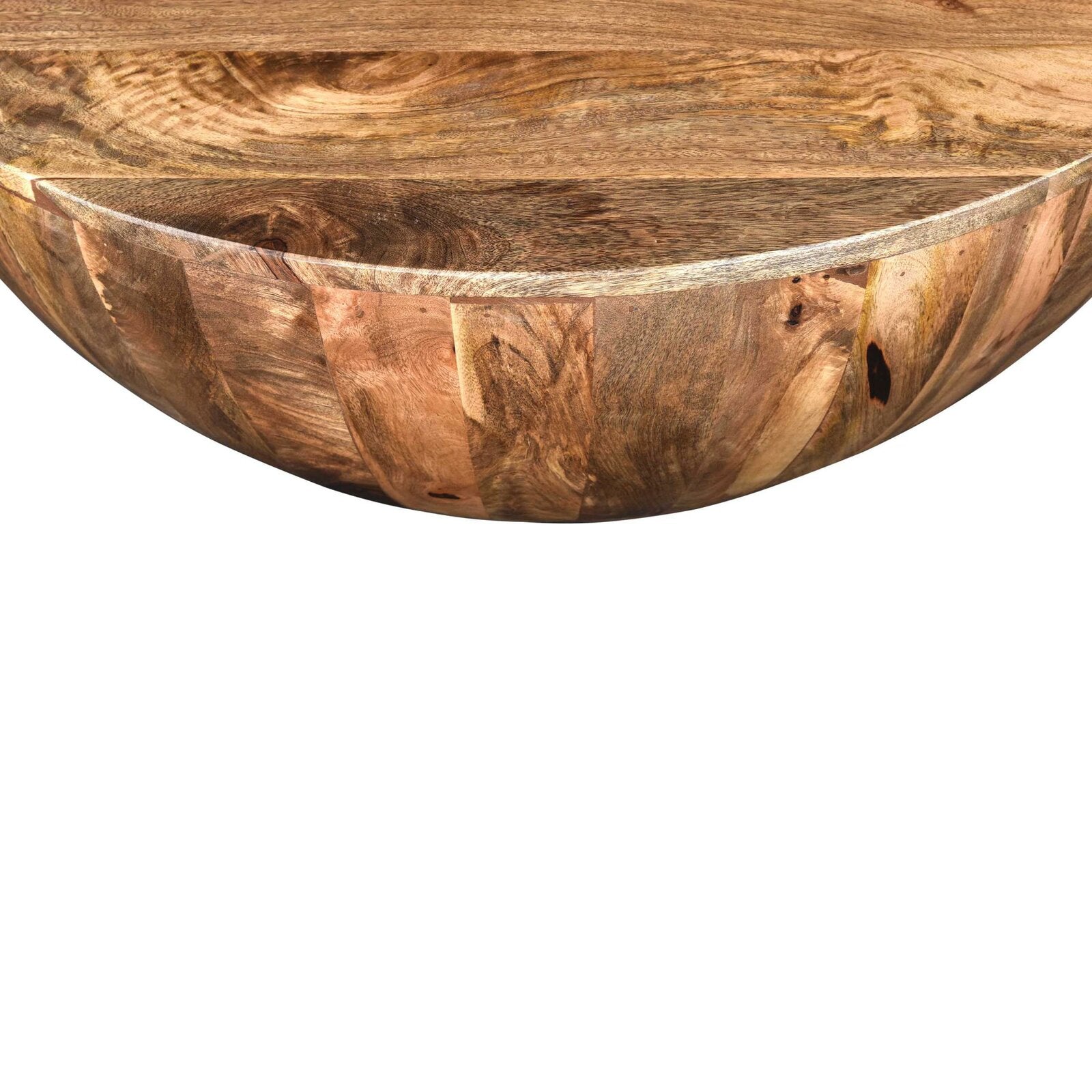 Beliveau Solid Wood Drum Coffee Table K6915