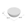 Beliveau Solid Wood Drum Coffee Table K6915