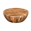Beliveau Solid Wood Drum Coffee Table K6915