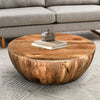 Beliveau Solid Wood Drum Coffee Table K6915