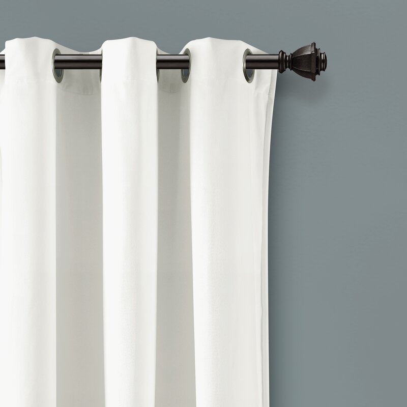 Belknap Solid Room Darkening Grommet Curtain Panels (Set of 2) ss696