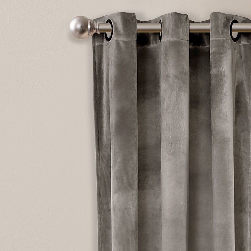 Belknap Solid Room Darkening Grommet Curtain Panels (Set of 2) ss621