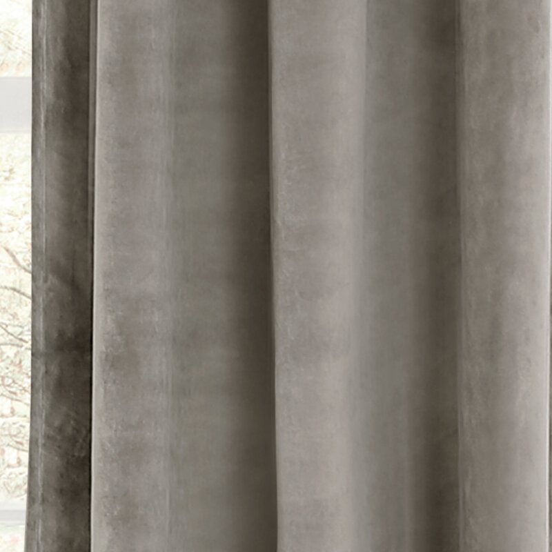 Belknap Solid Room Darkening Grommet Curtain Panels (Set of 2) ss621