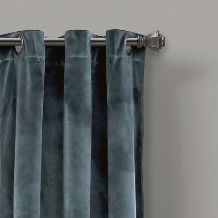 Belknap Velvet Room Darkening Curtain Pair, 38"W x 95"L, (Set of 2)