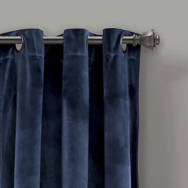Belknap Velvet Solid Room Darkening Thermal Curtain Panels 38" x 84" (Set of 4)