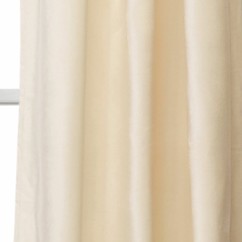 Belknap Velvet Solid Room Darkening Thermal Curtain Panels 38"W x 84"L (Set of 2)