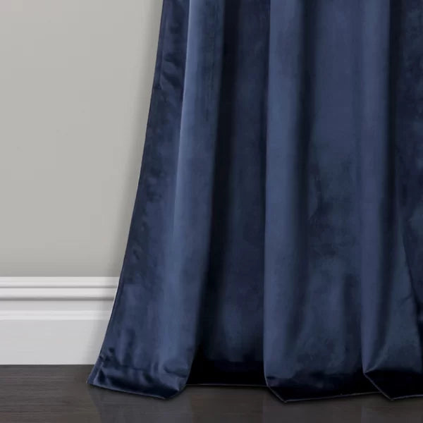 Belknap Velvet Solid Room Darkening Thermal Curtain Panels 38" x 84" (Set of 4)