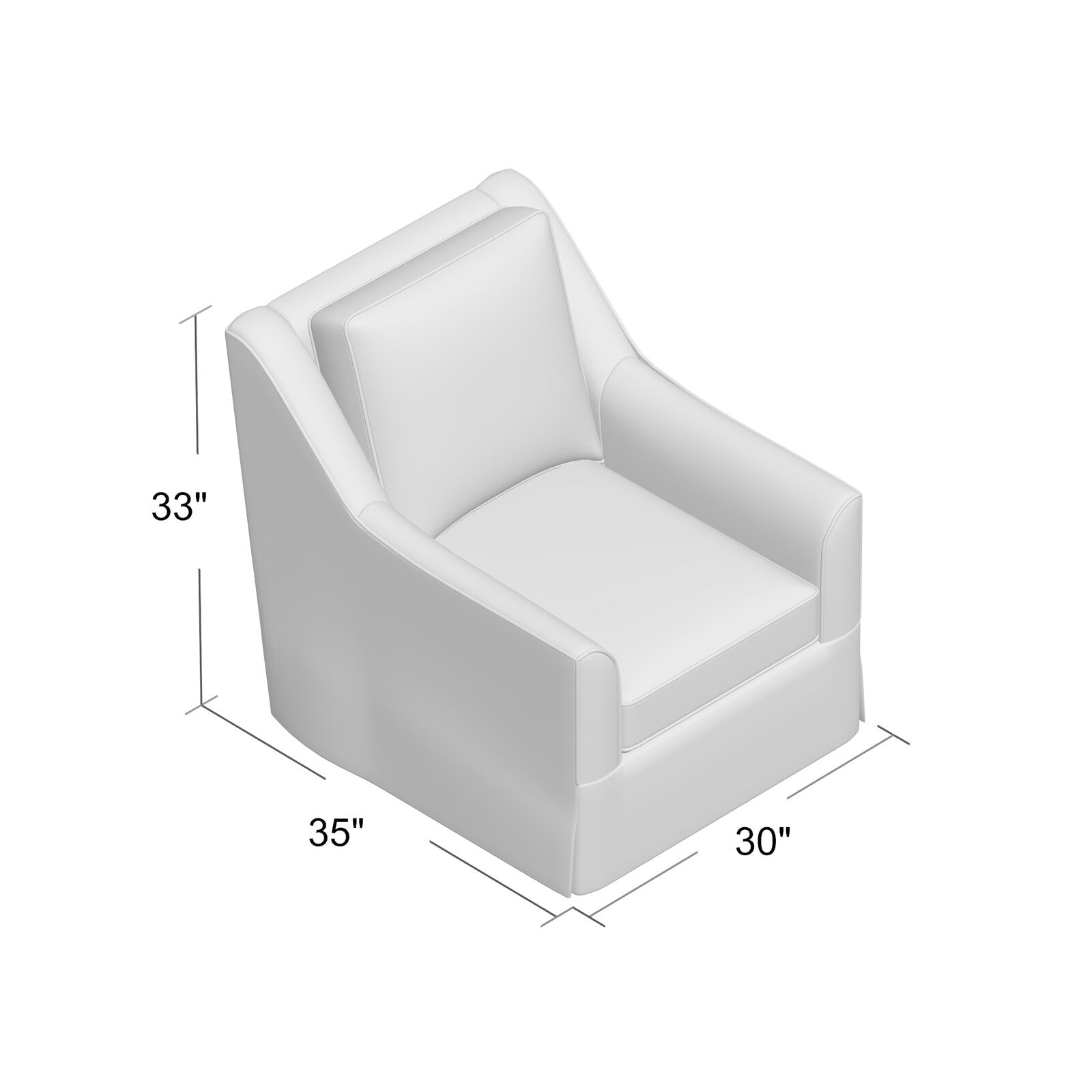 Bella Swivel Armchair CL206