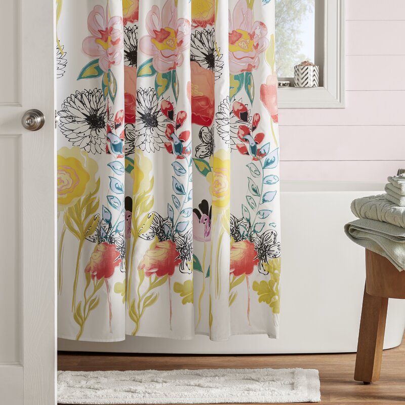 Bellario Floral Single Shower Curtain