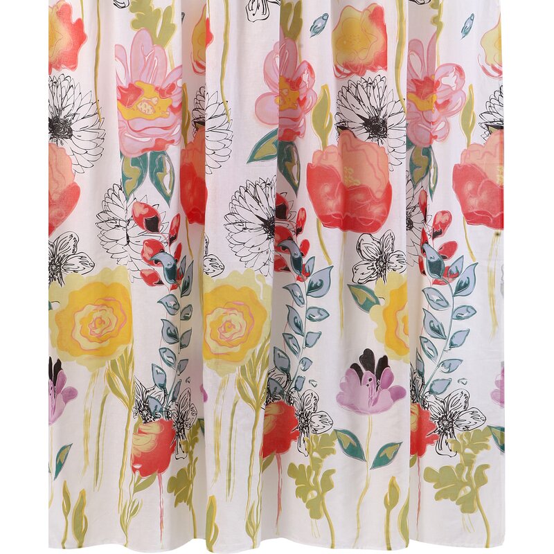 Bellario Floral Single Shower Curtain
