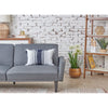 Belle Cotton Striped Throw Pillow B46-HS226