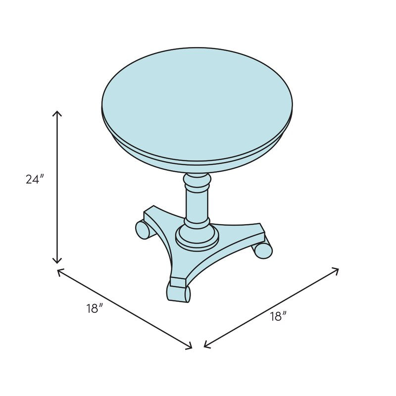 Belle Meade Pedestal End Table CYB224