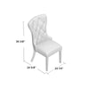 Bellefonte Tufted Side Chair in Bright White