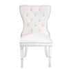 Bellefonte Tufted Side Chair in Bright White