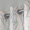 Bellicent  Floral Semi-Sheer Grommet Curtain Panels, 54
